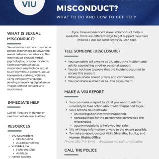 Conduct Sexual Misconduct General Info One-pager